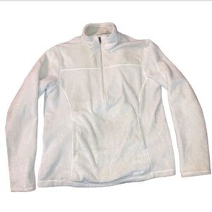 🔥Patagonia - Ivory 1/4 Zip Pullover Fleece Sweater Jacket - L